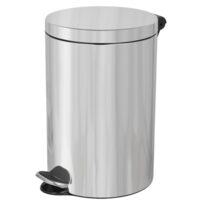  Cos de gunoi cu pedala si capac soft close, capacitate 12 litri, gri, PowerX