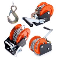 Troliu manual vinci, capacitate 1134 kg 2500 lbs, lungime cablu 10 metri ,diametru 5 mm, Kraft 