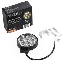 Proiector 25 W, tensiune 9 - 30 V, mini lampa de lucru pentru atelier, 7 becuri, 2000 lm 6000K, Kraft