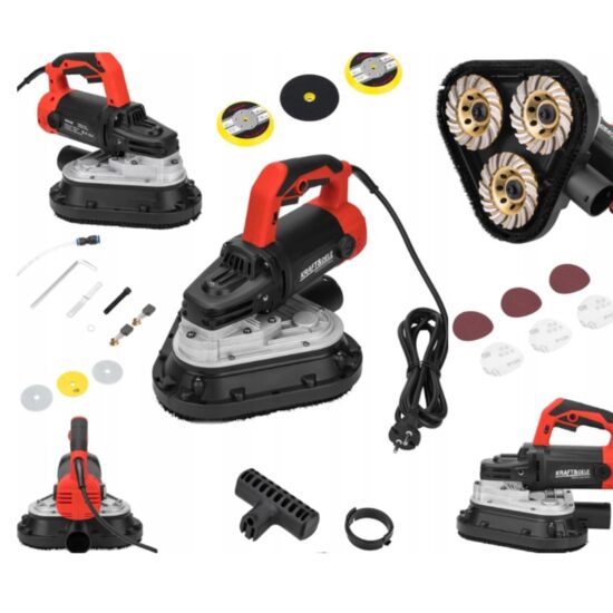 Slefuitor pentru lustruirea pardoselilor din beton și piatră, 100 mm, 3500 W, Kraft