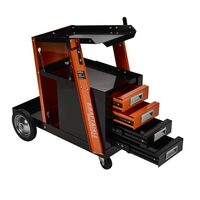 Carucior, suport pentru aparat de sudura cu 4 sertare, sarcina maxima 60 kg, Kraft