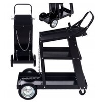 Carucior, suport pentru aparat de sudura cu 3 rafturi, sarcina maxima 60 kg, Kraft