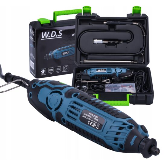  Mini polizor pentru lemn si metal, cu accesorii, 270 W, WDS