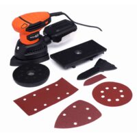 Slefuitor orbital cu sac 3 in 1, pentru lemn, metal, ipsos,1200W, turatie variabila, Kraft