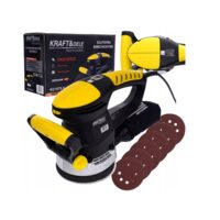 Slefuitor excentric 125 mm, reglarea vitezei in 6 trepte, putere1200 W, Kraft 