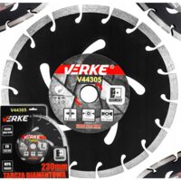 Disc diamantat, pentru beton, 230x22.2x10 mm, Verke