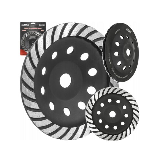 Disc diamantat pentru slefuit suprafete din beton, 180 x 22.2 x 4 mm, Verke