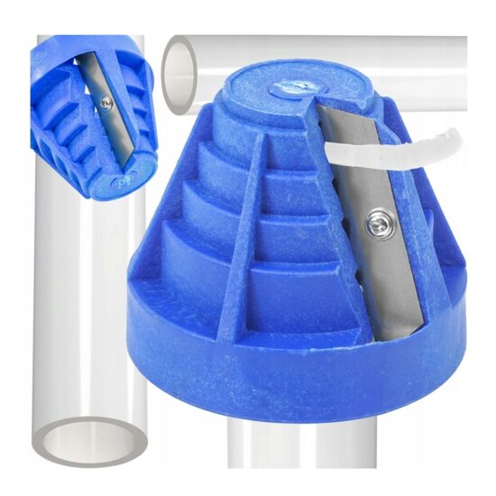 Ascutitoare, dispozitiv ascutit tevi PE, debavurator, 20-63 mm, Verke