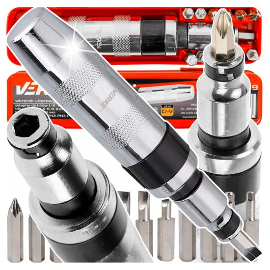 Adaptor pentru biti, cheie de impact, 1/2", Verke