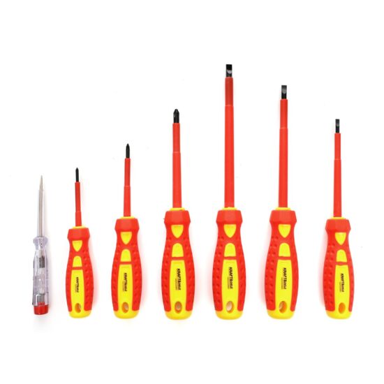  Set surubelnite pentru electricieni, 7 piese, Kraft
