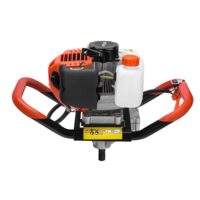  Motoburghiu pe benzina 6,7 kW, 2 timpi, motor complet, nu include burghie, Kraft