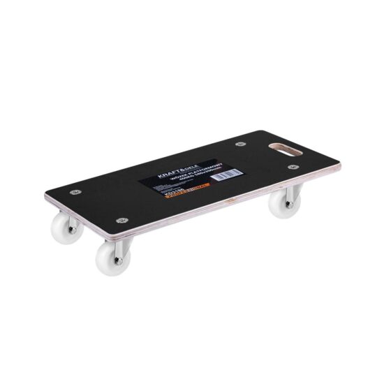 Carucior pentru transport cu roti pivotante, capacitate 400 Kg 580x300 mm, Kraft 