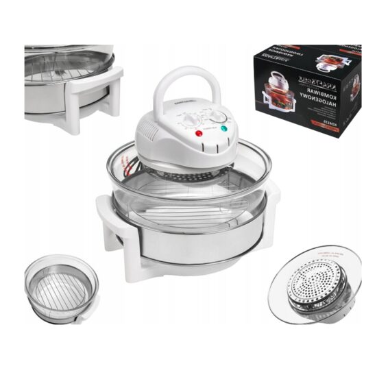 Cuptor cu halogen, aparat multifunctional pentru gatit, coacere, 1500W, capacitate 18 litri, Kraft