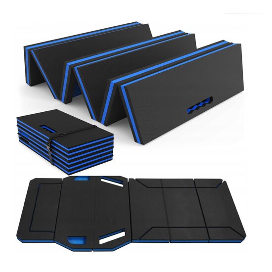 Saltea pliabila de protectie din spuma pentru mecanici, atelier, 1210 x 570 x 31 mm, Kraft