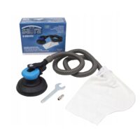 Slefuitor pneumatic excentric cu furtun si sac pentru aspirare, 150 mm, oscilatie 2.5 mm, consum aer 84 l/min, Satra