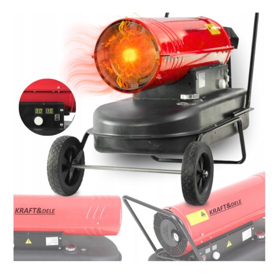 Tun, incalzitor pentru caldura pe motorina, cu termostat, 35kW, Kraft