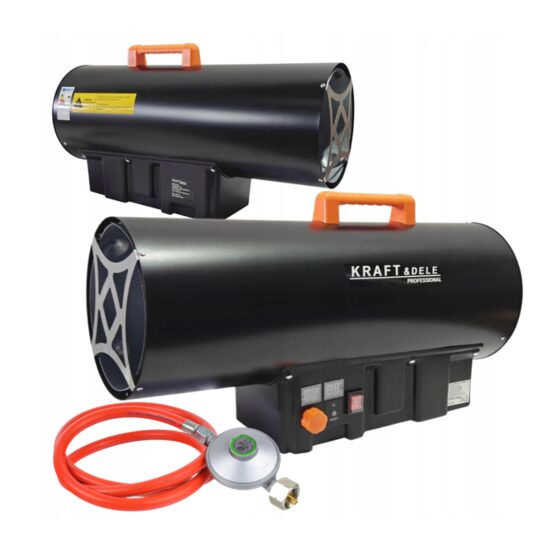 Tun, incalzitor pentru caldura pe gaz 60kW, cu termostat, Kraft