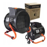 Aeroterma electrica pentru caldura, cu termostat, 3.5 kW, 2500 W, Kraft