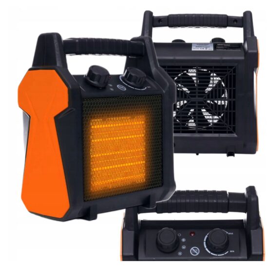 Incalzitor electric pentru caldura cu termostat, 3.5KW 16A, Kraft