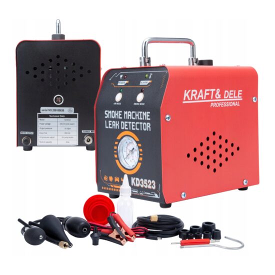 Dispozitiv, detector de fum pentru verificarea scurgerilor in sistemele de evaporare, admisie, evacuare și combustibil, 12V 20l/min 30ml, Kraft