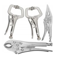 Set 4 clesti mini, cu autoblocare pentru sudura, tinichigerie, Kraft