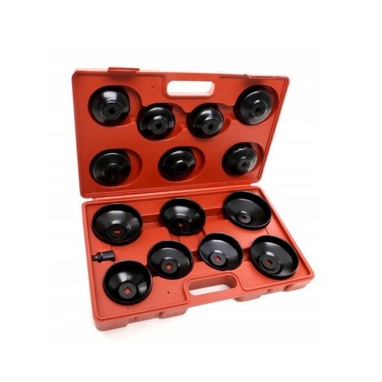 Set capace pentru filtru de ulei, 15 piese, Kraft