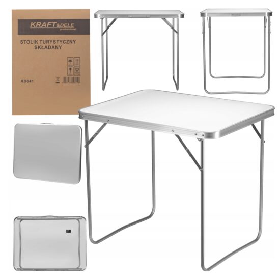 Masa de lucru pliabila, 80 x 60 cm, capacitate maxima de încărcare 30 Kg, Kraft