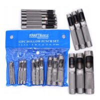 Set 12 dornuri, perforatoare pentru gaurire 3-19mm, Kraft