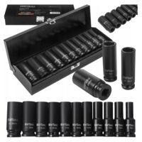 Trusa chei tubulare de impact 1/2" 11 piese, 10 - 24 mm, Kraft