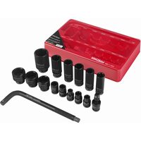 Trusa tubulare de impact 1/2" 16 bucati, Kraft