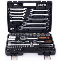  Trusa de scule, set chei pentru ateliere, 82 piese, Kraft