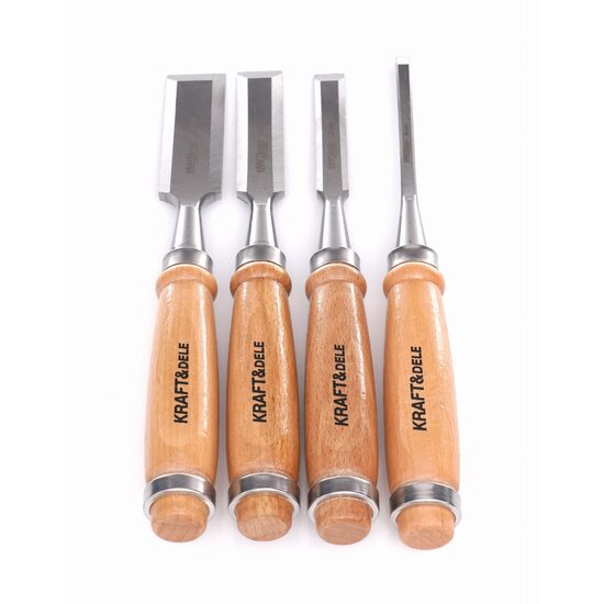 Set dalte pentru tamplarie, 6-24 mm, 4 piese, Kraft