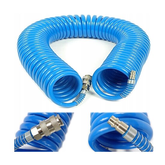 Furtun pneumatic spiralat, 5x8mm 20 metri, Kraft