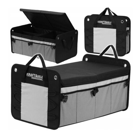 Organizator, geanta auto pentru scule, 3 compartimente, 60 x 37 x 32 cm, Kraft