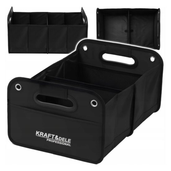 Organizator, geanta auto pentru scule, 2 compartimente, 48 x 33 x 23 cm, Kraft
