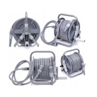 Furtun pentru gradina cu suport 20 metri, diametru conector 3/4", presiune de lucru 8 - 24 bari, diametru furtun 1/2", Kraft
