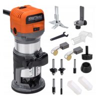 Masina de frezat electrica pentru tamplarie, freza prelucrarea lemnului  2000 W, 6/8 mm, Kraft