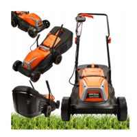 Masina electrica pentru tuns iarba, gazon, 2400 W, 20/40/60 mm, capacitate cos 25L, Kraft