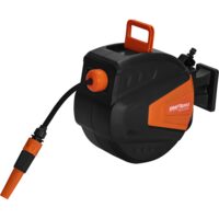 Tambur automat 10 metri, furtun de gradina, 5/16", Kraft