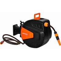 Tambur automat, furtun pentru gradina, diametru conector 3/4", presiune de lucru 8 - 24 bari, diametru furtun 1/2", 20 metri, Kraft