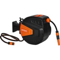 Tambur automat furtun gradina 15 metri, diametru conector 3/4", presiune de lucru 8 - 24 bari, diametru furtun 1/2", Kraft