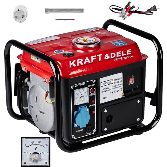 Generator de curent monofazat 1200 W,, motor in 2 timpi , 230 V, 2 CP, pornire manuala, Kraft
