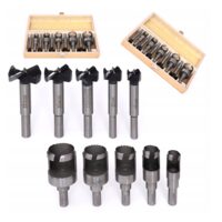 Setul profesional de perforatoare si burghie pentru noduri și filete, 15 - 35 mm, 10 piese, Kraft