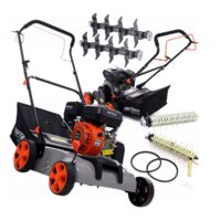 Aerator, scarificator si colector pe benzina, 4,8 kW / 6,5 CP, latime 38cm, Kraft