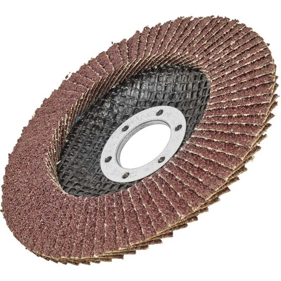 Disc abraziv pentru curatarea si slefuirea suprafetelor, indepartarea ruginii, 125 mm, granulatie P100, Kraft