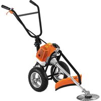 Masina pentru tuns iarba pe benzina cu roti, motocoasa, motor in 2 timpi, 5,2 CP, Kraft