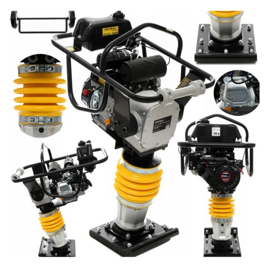 Mai compactor cu motor pe benzina , putere 6.5CP, greutate 85KG, motor Loncin, Kraft