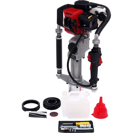 Masina batut si infip stalpi gard, pe benzina, motor in 2 timpi, putere 25–60 J, pornire manuala, Kraft