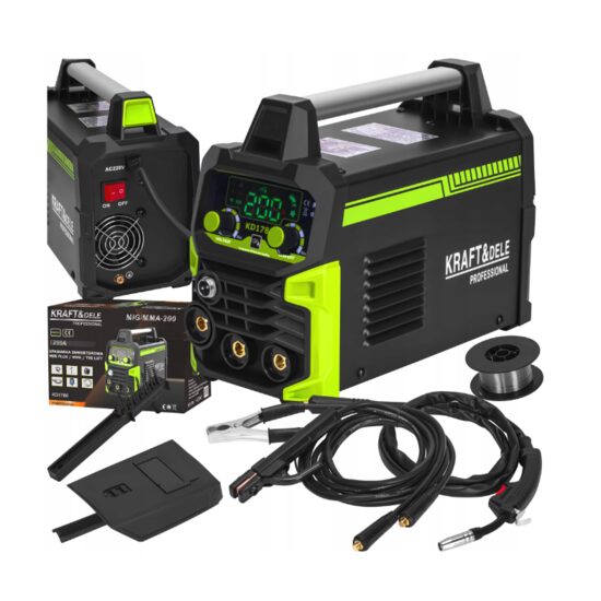 Aparat pentru sudura, invertor, MMA TIG LIFT, 200 amperi, Kraft