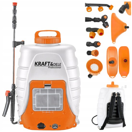 Pulverizator, vermorel cu baterie, capacitate18 litri, Kraft